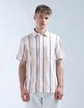 Flying Machine Vertical Striped Color Of Home Shirt