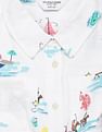 U.S. Polo Assn. Kids Girls All Over Print Belt Dress