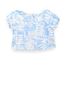 U.S. Polo Assn. Kids Girls Tropical Print Top