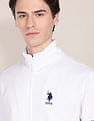 U.S. Polo Assn. High Neck Zip Up Sweatshirt
