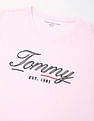 Tommy Hilfiger Pink Women's T-shirt for Gentle Look