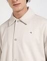 Calvin Klein Jeans Solid Relaxed-Fit Cotton Sweatshirt