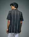 Flying Machine Vertical Striped Original Cuban Shirt