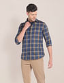 U.S. Polo Assn. Cutaway Collar Plaid Check Shirt
