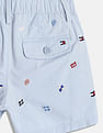 Tommy Hilfiger Kids Boys Printed Regular-Fit Cotton Shorts