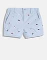 Tommy Hilfiger Kids Boys Printed Regular-Fit Cotton Shorts