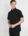 Arrow Sports Spread Collar Solid Shirt