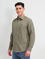 U.S. Polo Assn. Denim Co. Textured Slim Fit Shirt