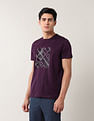 Arrow Newyork Graphic Printed Night Is Young T-Shirt