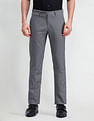 Arrow Denver Slim Fit Solid Trousers