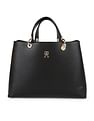 Tommy Hilfiger Solid Chic Satchel Bag