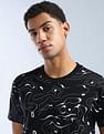 Flying Machine Abstract Printed Digitopia T-Shirt