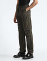 Flying Machine Relaxed Fit Solid Trousers
