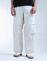 Flying Machine Mid Rise Cobain Loose Fit Parachute Trousers