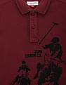 U.S. Polo Assn. Kids Boys Graphic Print Polo Shirt