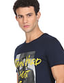 Flying Machine Pure Cotton Graphic Print T-Shirt