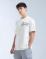 Flying Machine Relaxed Fit Typographic Printed T-Shirt