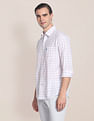 U.S. Polo Assn. Slub Check Cotton Casual Shirt