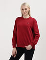 Calvin Klein Brand Badge Crew Neck Sweatshirt