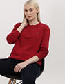 Calvin Klein Brand Badge Crew Neck Sweatshirt