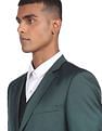 AD by Arvind Tailored Regular Fit Patterned Three Piece Suit