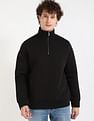 Calvin Klein Jeans Solid Relaxed-Fit Cotton Sweatshirt