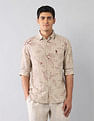 U.S. Polo Assn. Denim Co. Tropical Printed Poplin Regular Fit Shirt