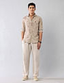 U.S. Polo Assn. Denim Co. Tropical Printed Poplin Regular Fit Shirt