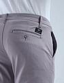Flying Machine Mid Rise Slash Slim Tapered Fit Trousers