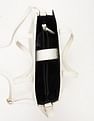 Tommy Hilfiger Solid White Polyester Hand Bags