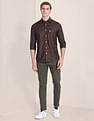 U.S. Polo Assn. Spread Collar Checked Shirt