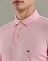 Tommy Hilfiger Solid Slim-Fit Cotton Polo T-Shirt