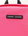 Tommy Hilfiger Solid Pink Nylon Backpack
