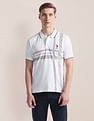 U.S. Polo Assn. Tipped Collar Striped Polo Shirt