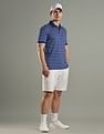 Tommy Hilfiger Striped Regular Fit Cotton Polo T-Shirt