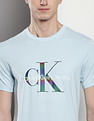Calvin Klein Monogram Print Slim T-Shirt