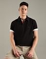 Tommy Hilfiger Solid Regular-Fit Cotton Polo Shirt