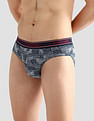 USPA Innerwear Elasticized Waist Printed I615 Briefs - Pack Of 2