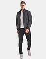 U.S. Polo Assn. Navy And Charcoal Reversible Bomber Jacket