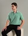 Tommy Hilfiger Solid Regular-Fit Cotton Polo T-Shirt