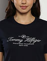 Tommy Hilfiger Crew Neck Hilfiger Script T-Shirt