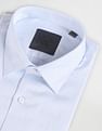 Arrow Patterned Dobby Cotton Shirt