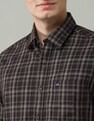 Arrow Sport Tartan Checked Slim Fit Shirt
