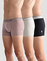 U.S. Polo Assn. Mid Rise Solid OET15 Trunks - Pack Of 3