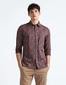 Flying Machine Twill Cotton Shirt