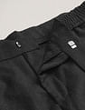 Arrow Textured Mid Rise Trousers