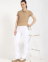 Tommy Hilfiger Solid Slim Fit Cotton Polo Shirt