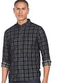 Flying Machine Button-Down Collar Tartan Check Shirt