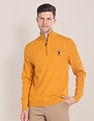 U.S. Polo Assn. High Neck Logo Sweater