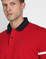 Arrow Sports Contrast Collar Polo Shirt